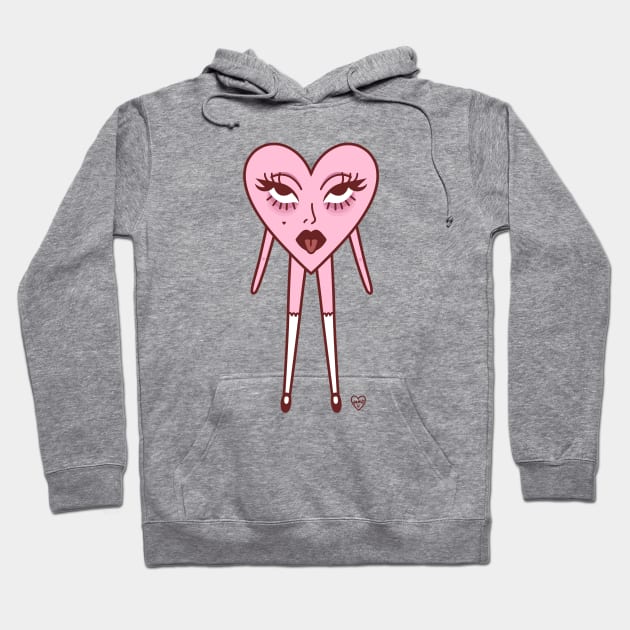 The Heart Puff Girl Hoodie by thelamehuman